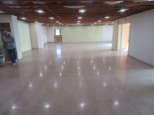 polishing concrete floors commercial